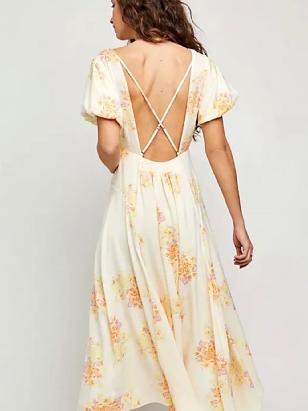 Free People Laura Printed Midi - XS - Picture 3 of 7